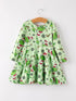 winter-christmas-character-print-green-girls-dress Rylee Faith Designs - Sophia's Style-2